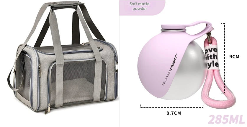 Portable Stainless Steel Dog Water Bottle
